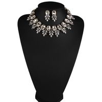 Occident Alloy Geometric Necklace ( White Color ) Nhjq5529 sku image 2