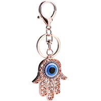 Schlüssel Bund, Metall Diamant, Türkisches Augen Schlüssel Ring, Kreative Neue Dämonische Augen Persönlichkeit, Blauäugige Hundes Chnalle sku image 1