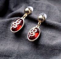 Occident Alloy Inlaid Precious Stones Earrings ( U Money ) Nhqd2604 sku image 1