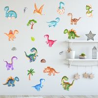 Cartoon Dinosaur World Wall Stickers Personality  Children's Room Wall Decoration Pvc Removable Stickers main image 1