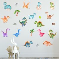 Cartoon Dinosaur World Wall Stickers Personality  Children's Room Wall Decoration Pvc Removable Stickers main image 3