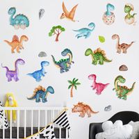 Cartoon Dinosaur World Wall Stickers Personality  Children's Room Wall Decoration Pvc Removable Stickers main image 4