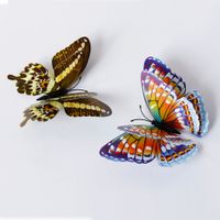 New12 Luminous Three-dimensional Double-layer 3d Butterfly Wall Stickers main image 3