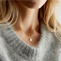 New Fashion Bohemian Style Clavicle Chain Choker Pearl Multilayer Necklace For Women main image 1