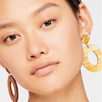 Fashion New Acetate Plate Geometric Earrings For Women Hot-saling Wholesale main image 6