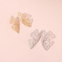 Grenz Überschreiten Der Heißer Verkauf Neue Kreative Mode Elegante Form Schmetterlings Ohrringe Frauen Nationals Til Natürliche Einfache Ohrringe Schmuck main image 1