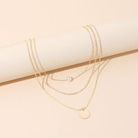 Ins Internet Celebrity Popular Ornament Multi-layer Sequined Twin Pearl Necklace For Women Trendy Cross-border New Accessories Jewelry main image 3