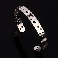 Hot Selling Fashion Popular Five-pointed Star Hollow Bracelet Retro Fashion Bracelet main image 4