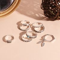 Vente Chaude Fashion Wave Ring Set En Gros main image 2