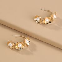 Vente En Gros De Boucles D&#39;oreilles En Forme De C Rétro Pour Femmes main image 2