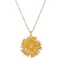 Hot Selling Fashion Chrysanthemum Pendant Women's Necklace Wholesale main image 6
