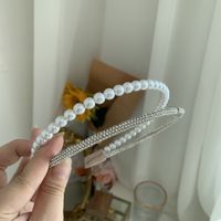 Retro  Pearl Diamond Double Headband main image 3