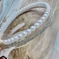 Retro  Pearl Diamond Double Headband main image 6