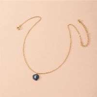 Hot Selling Fashion Simple Moon Necklace Retro Pendant Women's Necklace main image 2