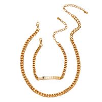 Hot Selling Fashion Exaggerated Personality Thick Chain Handmade Chain Necklace main image 6