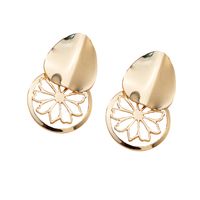 Fashion Korea Geometric Hollow Glossy Baroque Style Design Earrings main image 6