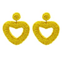 Boucles D&#39;oreilles En Alliage Pour Femmes Exagérées Rétro En Forme De Coeur En Forme De Coeur main image 5