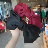 Korean Fashion Simple New Big  Bow Headband Wholesale main image 4