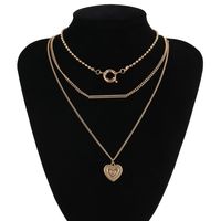 Fashion New Clavicle Metal Simple New Alloy Necklace Set For Women main image 5