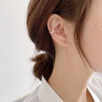 Geometric Plating Copper Artificial Gemstones Earrings main image 5