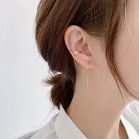 Geometric Plating Copper Artificial Gemstones Earrings main image 4