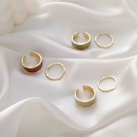 Hot Selling Fashion Metal  Simple  Ring Set Wholesale main image 6