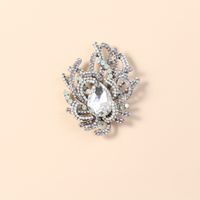 Fashion  Creative Exaggerated Crystal Diamond Brooch main image 6