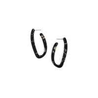 Simple New Fashion Geometric Resin Retro Acrylic Plate Acylic Earrings sku image 2