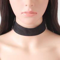 Collar De Franela Arrugado Simple De Ante De Abanico De Arte De Moda Retro sku image 3