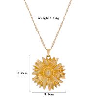 Hot Selling Fashion Chrysanthemum Pendant Women's Necklace Wholesale sku image 1