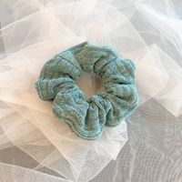 Fashion Retro Simple Satin Flower Hair Scrunchies sku image 12