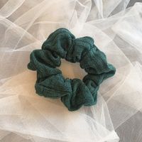 Fashion Retro Simple Satin Flower Hair Scrunchies sku image 10