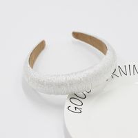 Mode High-end-schwamm Einfache Breitseitige Mode Handgefertigte Perlen Stirnband sku image 5