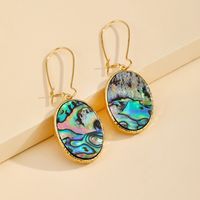 Hot Selling Fashion Imitation Abalone Shell Earrings Wholesale main image 1