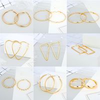 Hot Selling Fashion Exaggerated Personality Big Earrings Wholesale sku image 1