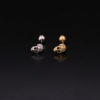 New Fashion Stainless Steel Threaded Earrings main image 6