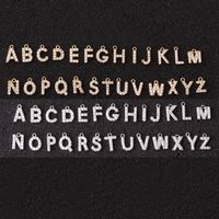 Le Cuivre Style Simple Lettre Zircon Incrusté Pendentif main image 1