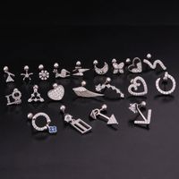 New  Creative  Zircon Earrings Wholesale main image 6