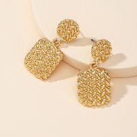 Fashion New Metal Geometric Alloy Earrings Hot-selling main image 1