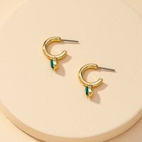 Fashion New 1 Pair Of Diamond Stud Hot-selling Earrings For Women main image 6
