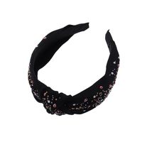 Korean  New Wide-brimmed Solid Color Fabric Headband main image 6