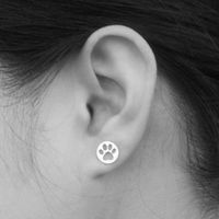 Vente Chaude Mode Alliage Creux Placage Rond Boucles D&#39;oreilles Géométriques En Gros main image 4
