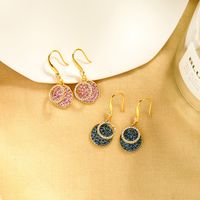 Simple S925 Tremella Hanging Fashion New Circle Alloy Stud Earrings For Women main image 4