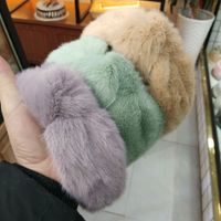 Hot Selling Fashion New Mink Hair Knotted Headband Wholesale main image 4