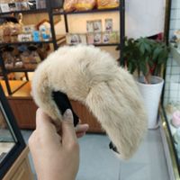 Hot Selling Fashion New Mink Hair Knotted Headband Wholesale main image 6