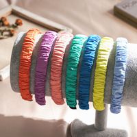 Folds Candy Color  Cute Face Wash Makeup Pressure Headband main image 5