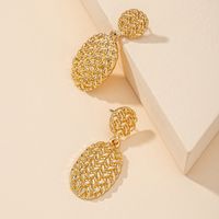 Fashion New Metal Geometric Alloy Earrings For Women Hot-selling sku image 1