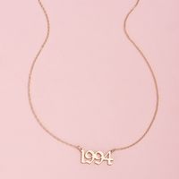 Women's Personality Simple Letter Necklace sku image 5