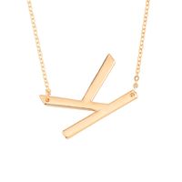 Vente Chaude Mode Simple Lettre 26 Collier De Lettres Anglaises sku image 11