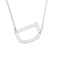 Hot Selling Fashion Simple Letter  26 English Letters Necklace sku image 30